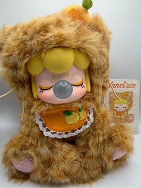 Rolife Nanci Tea Time Kitties Plush Series blind box: orange bread